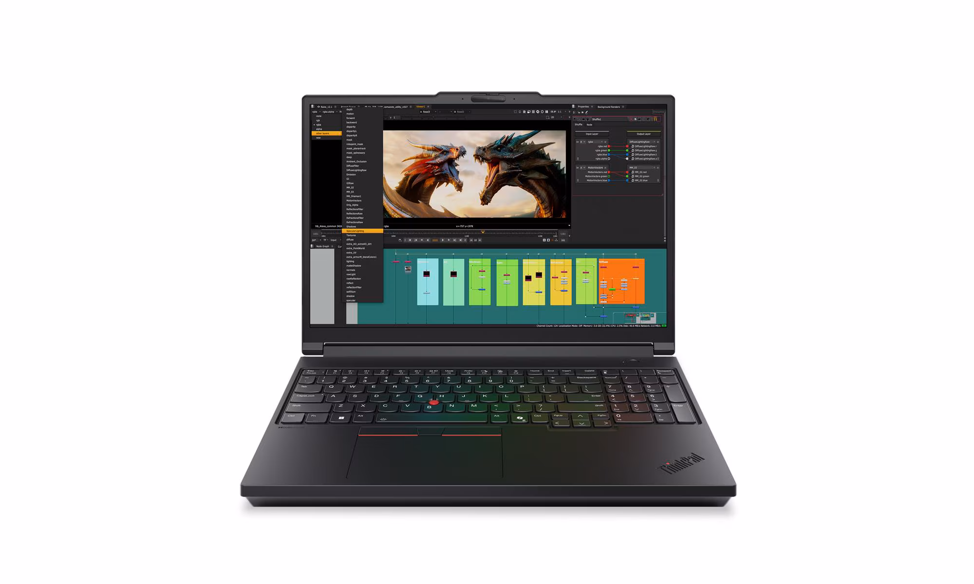 Lenovo ThinkPad P16 Gen 3 21RQ - Intel Core Ultra 7 255HX - Win 11 Pro - RTX PRO 2000 Blackwell - 64 GB RAM - 1 TB SSD TCG Opal Encryption 2, NVMe, Performance - 40.6 cm (16")